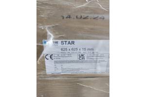 Knauf Thermatex Star Deckenplatten 625x625x15 mm, Board Kante, weiß, 14 Platten/Paket